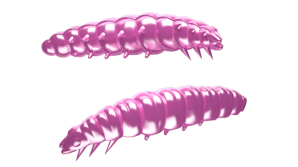 LIBRA LURES LARVA 35 mm Cheese, 12 Stück, 018, Pink Pearl